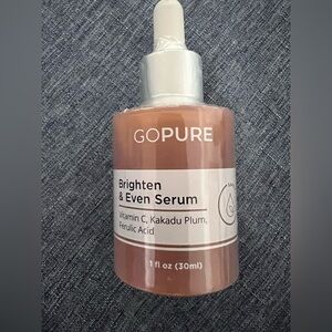 Brighten & Even Serum - by GOPURE. Vit C, Kakadu Plum & Ferulic Acid for Face